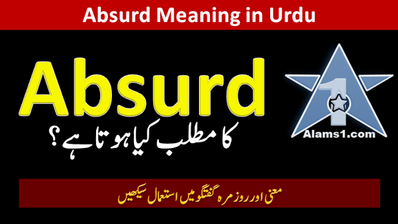 Absurd Meaning in Urdu