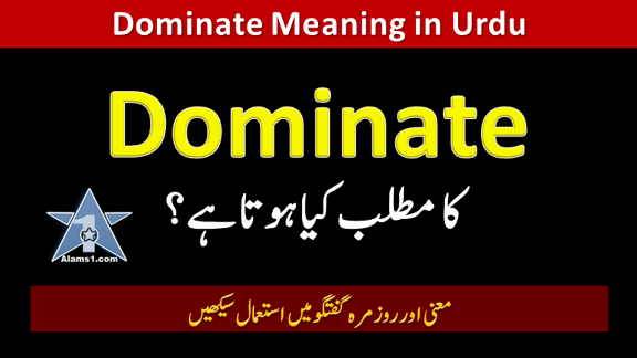 Dominate Meaning in Urdu