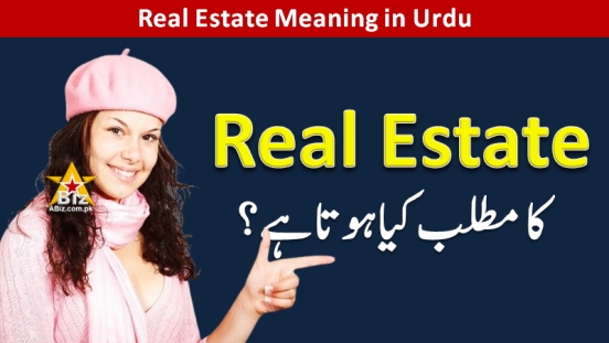 Real Estate Meaning in Urdu